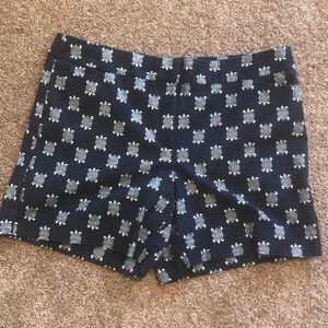 LOFT Navy & White Comfy Turtle Riviera Shorts 14​